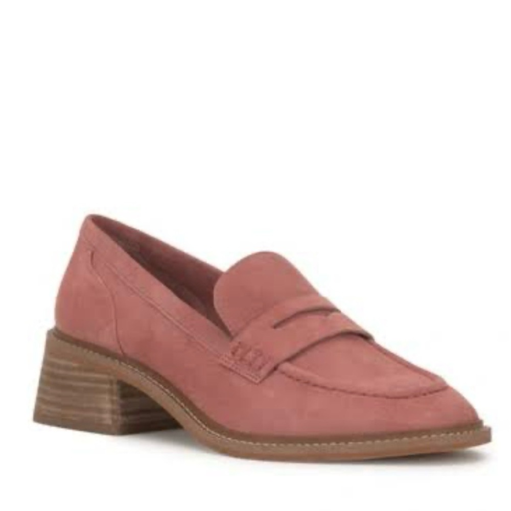 Vince Camuto Dusty Rose Suede Loafers